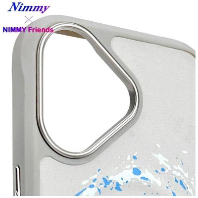 10. Etui Nimmy Pantera MagSafe do iPhone 16 - jasnoszary