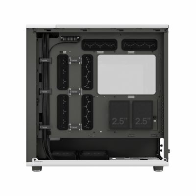 10. Obudowa Fractal Design North XL Midi Chalk TG Clear (Biała, przezroczysty bok)