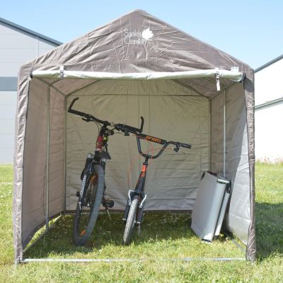 6. PAWILON GARAŻ OGRODOWY 1.57x2.19x1.7M SZARY SASKA GARDEN