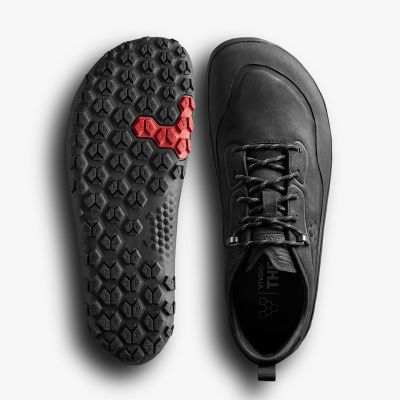 5. Buty męskie Vivobarefoot Tracker Leather At Low Mens Obsidian (309534-01)