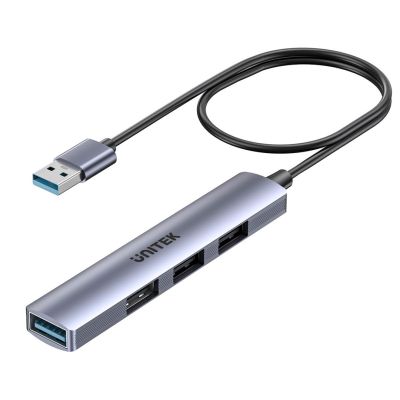 4. UNITEK KOMPAKTOWY HUB USB-A 3X USB 2.0 + USB 3.0 5GBPS