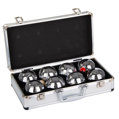 11. KULE DO GRY 8SZT- BOULE PETANQUE WALIZKA ALUMINIOWA ENERO
