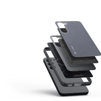 2. Dux Ducis Fino etui Samsung Galaxy S23+ pokrowiec z silikonową ramką szare