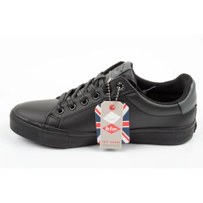 3. Lee Cooper buty sportowe męskie trampki modne czarne wygodne