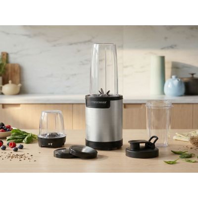 19. Blender sportowy do mielenia Esperanza NUTRI BOMB EKM030 (900W; kolor czarno-srebrny)