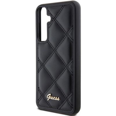6. Etui Guess Quilted Metal Logo na Samsung Galaxy S23 FE - czarne