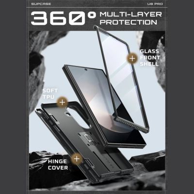 4. Etui Supcase Unicorn Beetle Pro na Samsung Galaxy Z Fold 7 - czarne