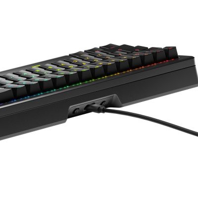 5. Glorious Gaming GLO-KB-GMMK3-PRO-65-PB-FOX-W-BLK-US klawiatura