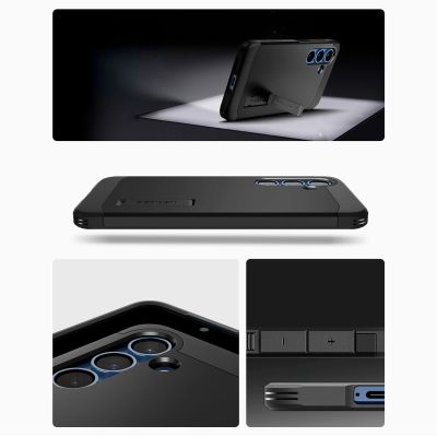 5. Etui Spigen Tough Armor MagSafe na Samsung Galaxy S25 - czarne
