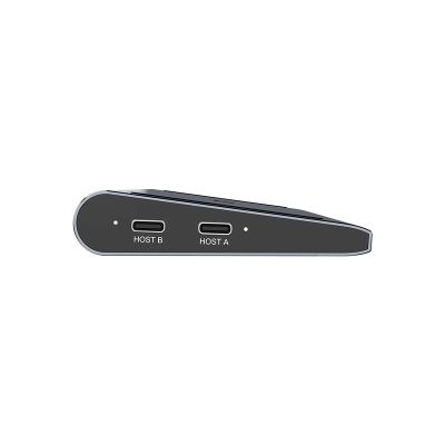 12. UNITEK STACJA DOKUJĄCA KVM 2X HDMI, 1X DP 4K, USBC, MST, HDMI 2.0 Z PODSTAWKĄ