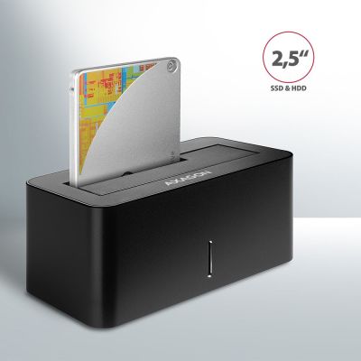 4. Axagon ADSA-SN stacja dokująca do dysków twardych USB 3.2 Gen 1 (3.1 Gen 1) Type-A Czarny
