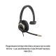 176. Słuchawki przewodowe HP Poly Mission 815 Monaural USB Wired Headset