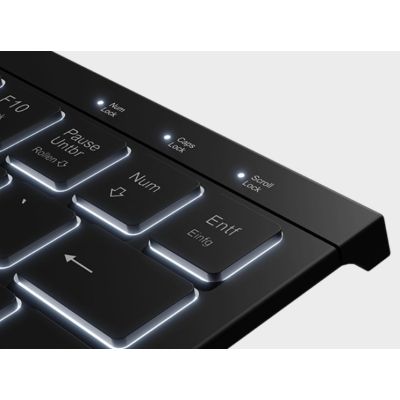 2. KeySonic KSK-5010ELC (DE) klawiatura Dom USB QWERTZ Niemiecki Czarny