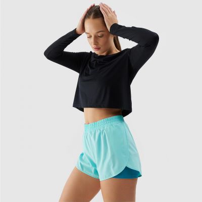 3. Koszulka longsleeve 4F F218 W 4FWSS24TFLOF218 20S