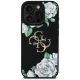 3. Etui Guess Grained Roses Big 4G logo na iPhone 16 Pro Max - czarne