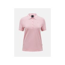 Koszulka damska PEAK PERFORMANCE W Classic Cotton Polo kolor różowy