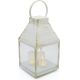 LATARNIA LAMPION ADWENTOWY RORATY LED 25CM 3 ŚWIECE BIAŁY