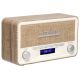 3. Radio retro Denver DAB-18 ligh wood