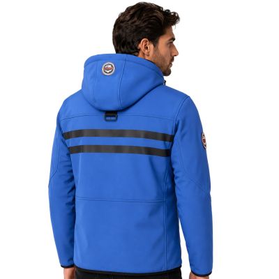 2. Softshell męski Geographical Norway ROYAUTE DB ROYAL BLUE  BLACK MEN 068 (WY2168H/GN-ROYAL BLUE / BLACK)