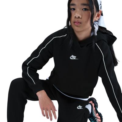 3. Dres dla dzieci Nike Sportswear Club Fleece czarny HQ9318 010