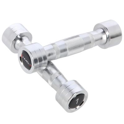 4. Komplet hantli chromowanych HMS