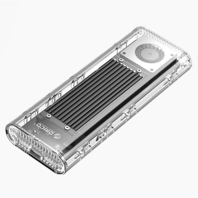 2. Kieszeń dyskowa Orico TCM2-G20 M.2 NVME USB-C 3.2 20Gb/s - srebrna/przezroczysta