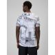2. T-shirt regular z nadrukiem męski 4F 4FRSS26TTSHM3641-97A