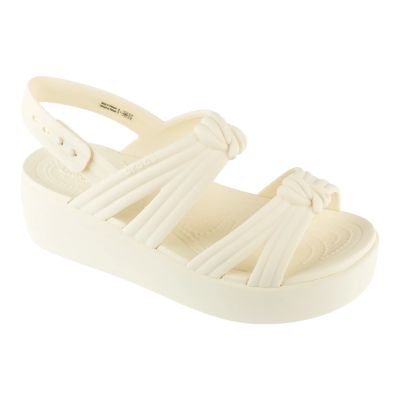 Crocs Brooklyn Knot Low Wedge Sandal 212864-105 Beżowe 36/37