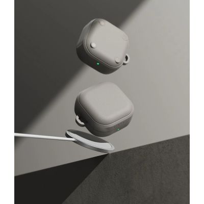 3. Etui Ringke Onyx Magnetic na Samsung Galaxy Buds 4 / 4 Pro - szare