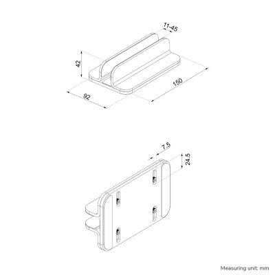 12. Neomounts NSLS300SILVER stojak na laptop Podstawka na notebooka Srebrny 43,2 cm (17")