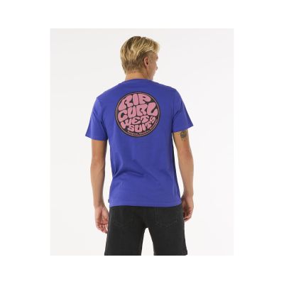 4. Koszulka RIP CURL Wettie Passage Icon Tee turkusowy
