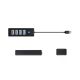 3. Hub Orico PW4U-U3 USB-A / 4x USB-A 3.0 - czarny