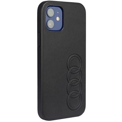 2. Etui Audi Synthetic Leather na iPhone 12 / iPhone 12 Pro - czarne