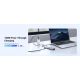6. Ugreen Wielofunkcyjny HUB 5w1 USB-C  - HDMI 1.4 / 3 x USB-A / USB-C PD 100W CM511 - szary