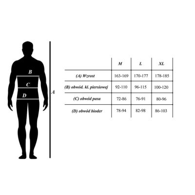 7. Koszulka kompresyjna "Leone" typu Rashguard powstała z materiału DBX MORE DRY  M