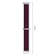 3. Pasek Tech-Protect Nylon Pro na Apple Watch 44 / 45 / 46 / 49 mm - burgundowy