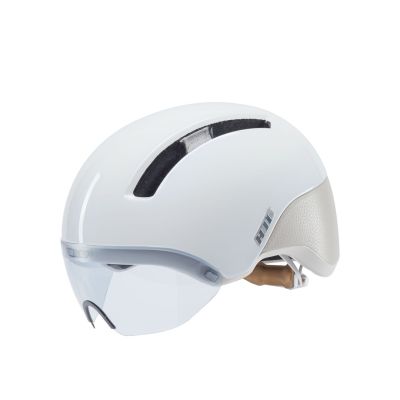4. Kask Rowerowy HJC CALIDO PLUS Biało-Szary PEARL WHITE GREY r.M