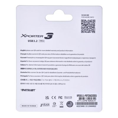 8. PARTIOT FLASHDRIVE Xporter 3 256GB Type A USB3.2