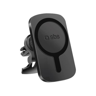Uchwyt do smartfona z ładowarką SBS TESUPWIR15WMS kompatybilny z MagSafe - czarny