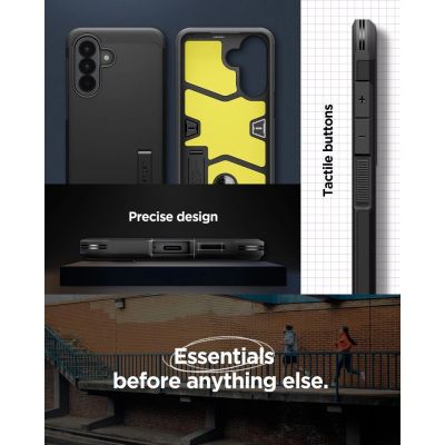 15. Etui Spigen Tough Armor na Samsung Galaxy A57 5G - czarne