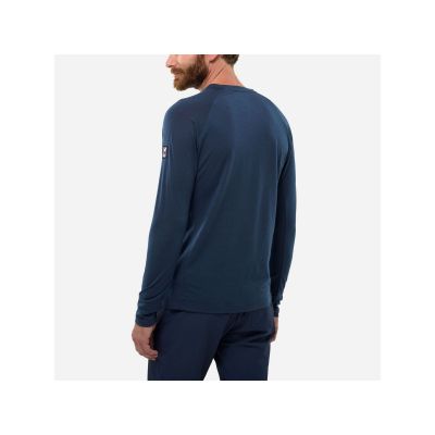 4. Koszulka męska MILLET Trilogy Wool Ts Ls M granatowa