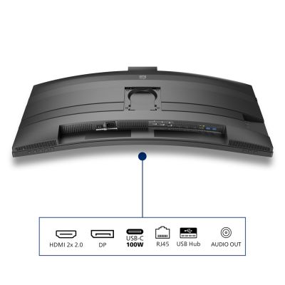 21. Monitor Philips 86,4cm (34,0") 34B2U6603CH 21:09 HDMI+DP+USB-C szary