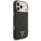 4. Etui Guess 4G Triangle Logo MagSafe na iPhone 17 Pro Max - czarno-złote