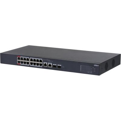 4. Dahua Technology CS4218-16ET-240 - switch PoE 16-port + 2 RJ45/SFP