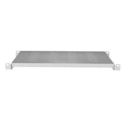 3. Półka do szaf 19" 800mm Lanberg (1U/ 483 x 500 mm, udźwig do 25 kg, montaż 4 punktowy)