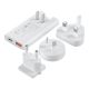 Ładowarka sieciowa Choetech PD6011 65 W GaN Ultra USB-C + USB-A - biała