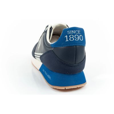 5. U.S Polo Assn buty sportowe sneakersy męskie modne wygodne niebieskie