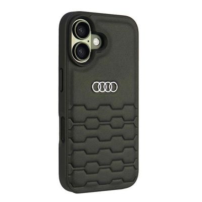 3. Etui Audi Synthetic Leather na iPhone 16 6.1" - czarne