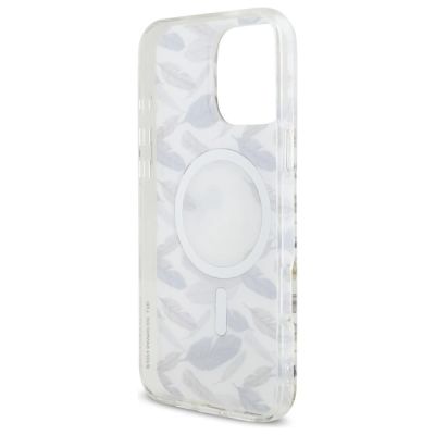 7. Etui Hello Kitty IML Golden Leaves MagSafe na iPhone 16 Pro Max - białe