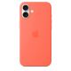 6. Silikonowe etui Apple iPhone 16 Plus z MagSafe - Tangerine